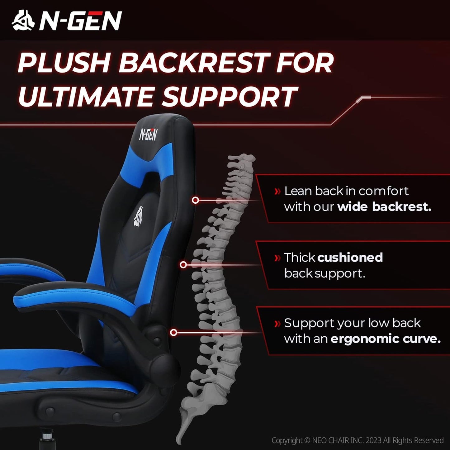 N-GEN Video Gaming Chair Ergonomic