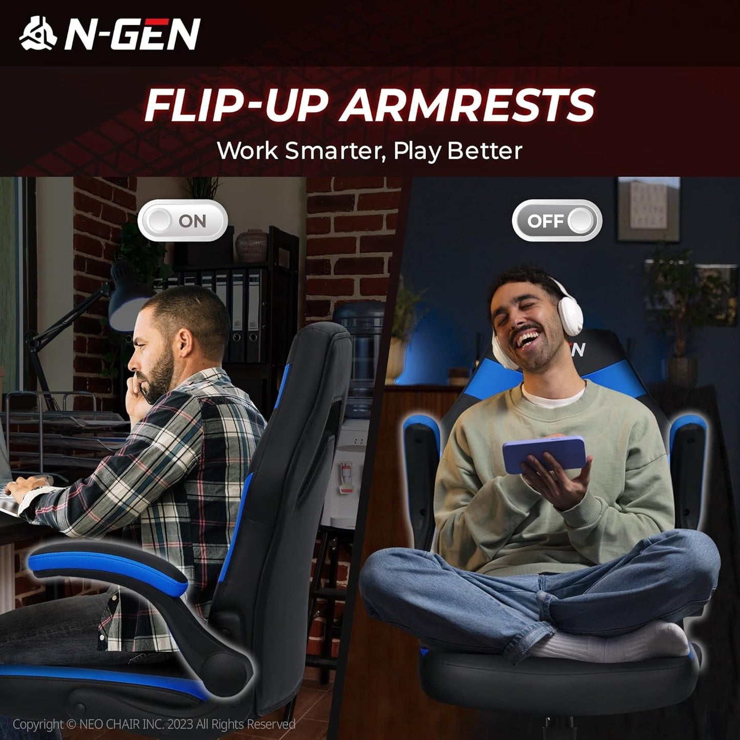 N-GEN Video Gaming Chair Ergonomic